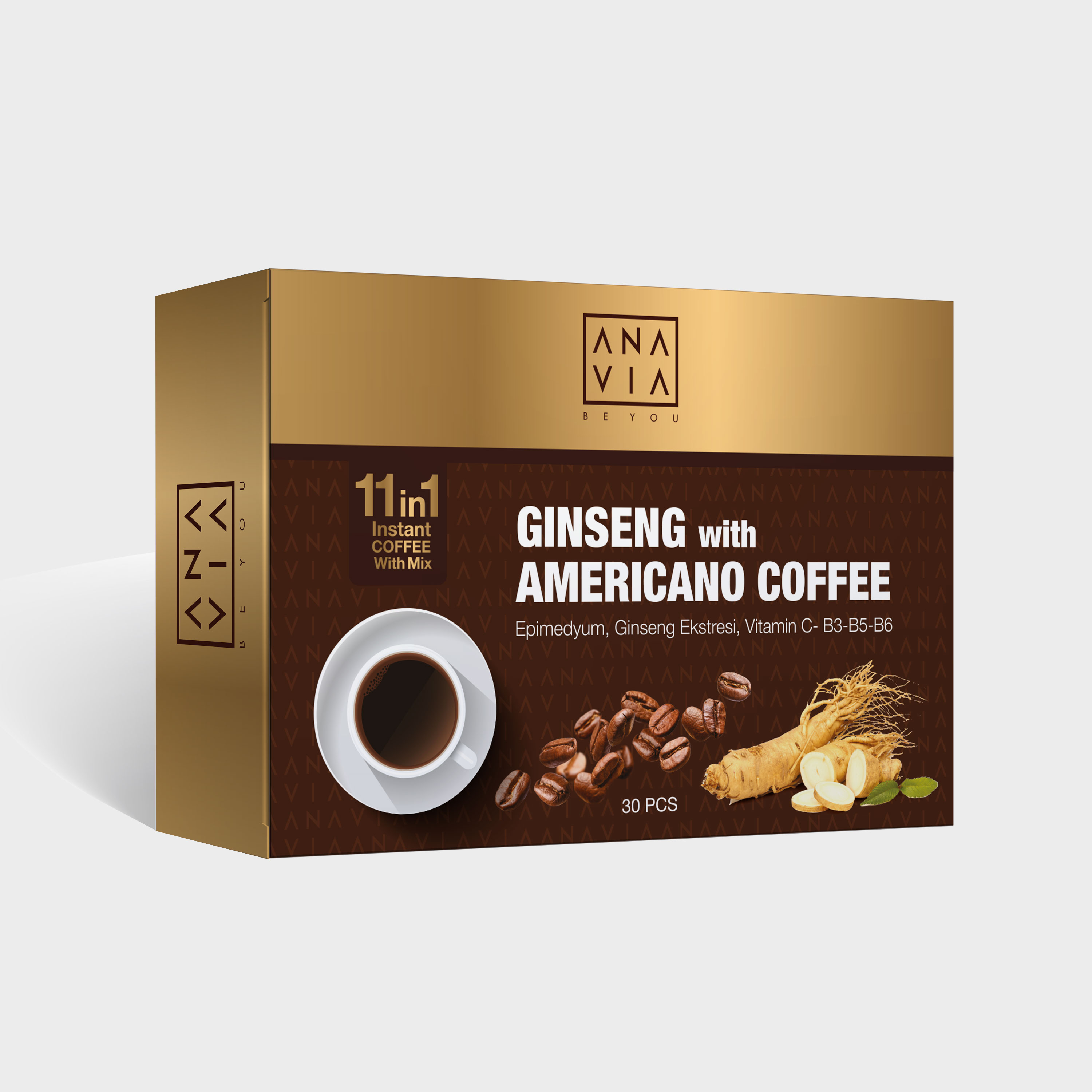 GINSENG with AMERİCANO COFFEE