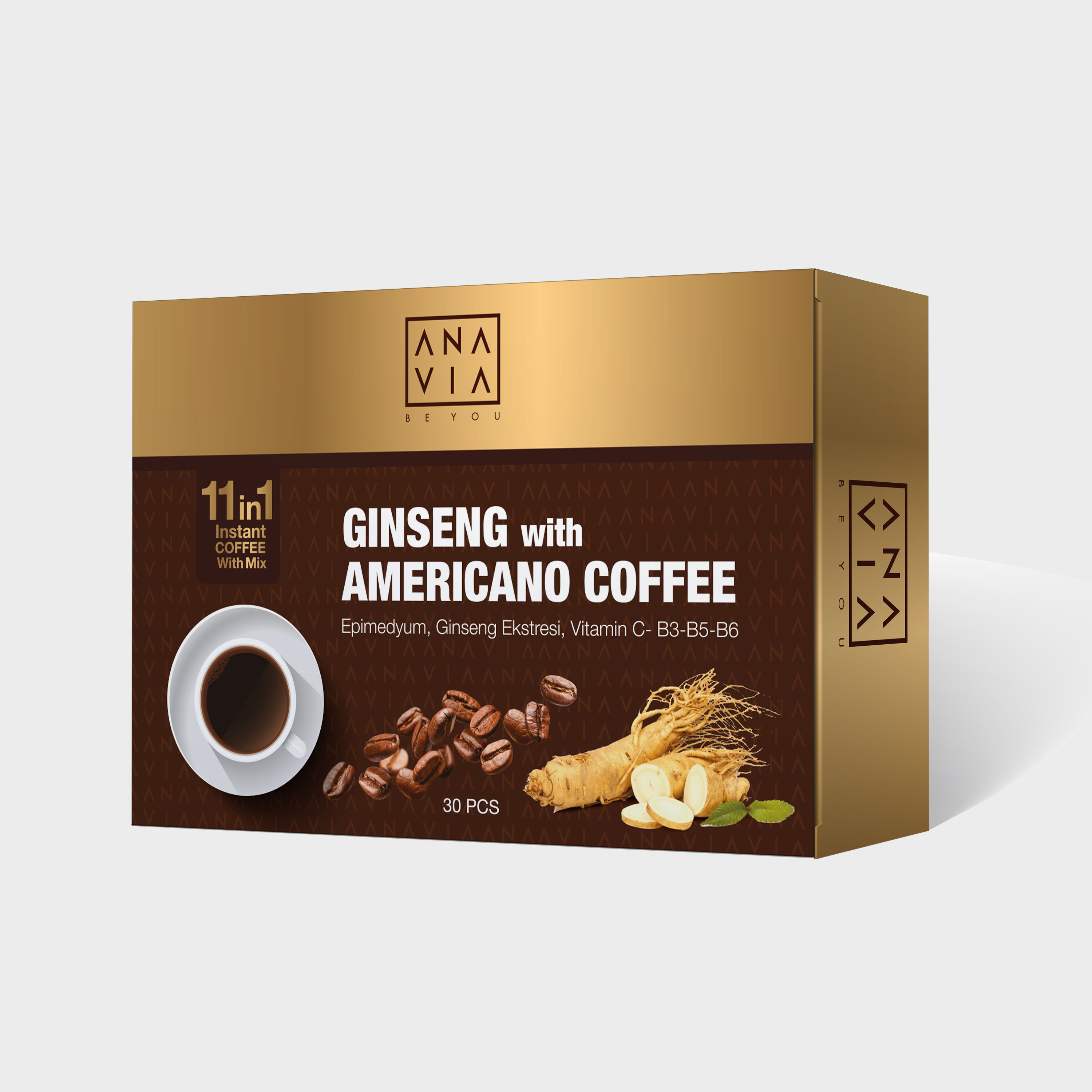 GINSENG with AMERİCANO COFFEE