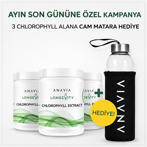 ANAVIA LONGEVİTY CHLOROPHYLL AYIN SON GÜNÜNE ÖZEL KAMPANYA