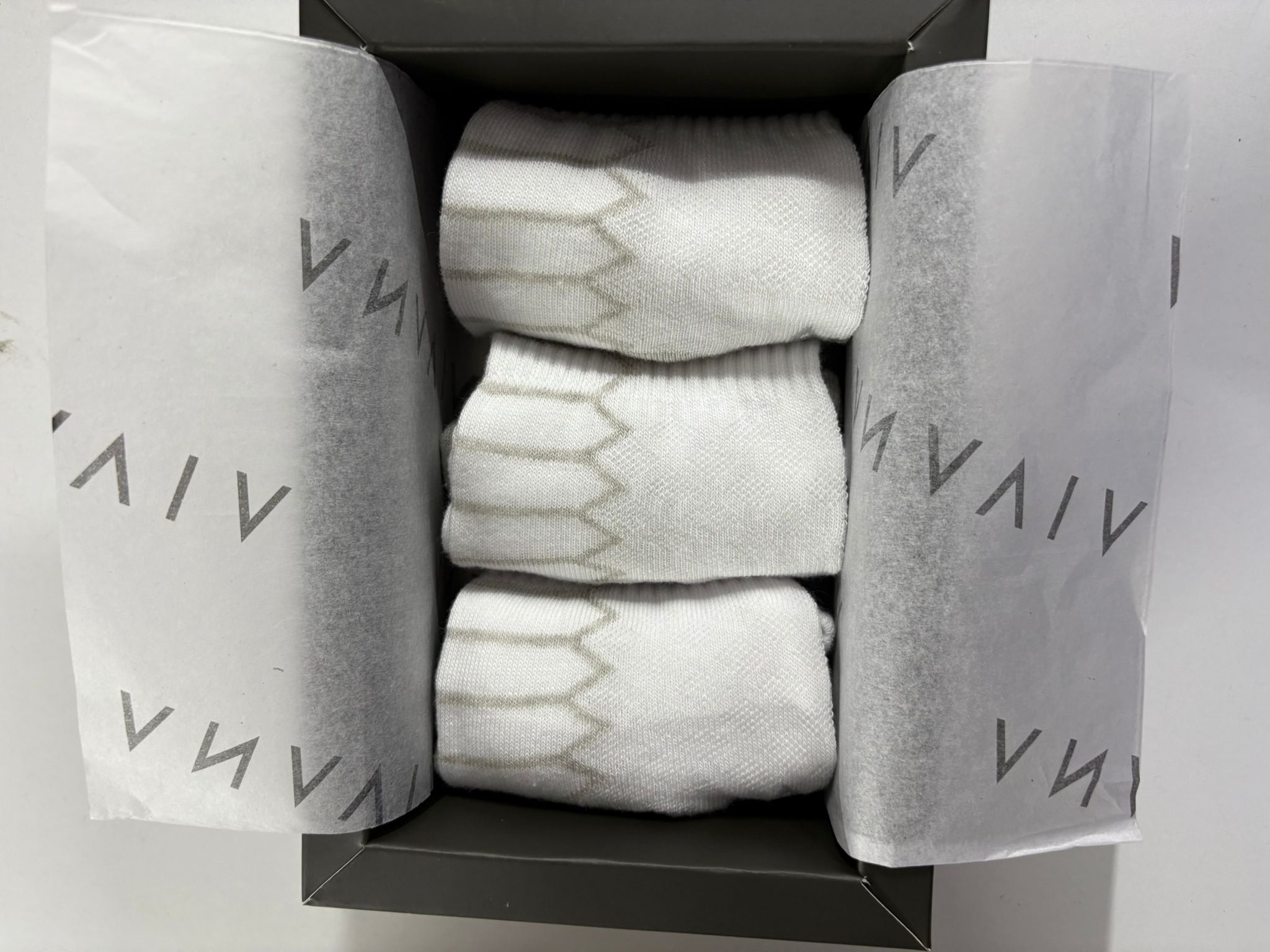 SİLVER COLLAGEN SOCK- MEN WHITE