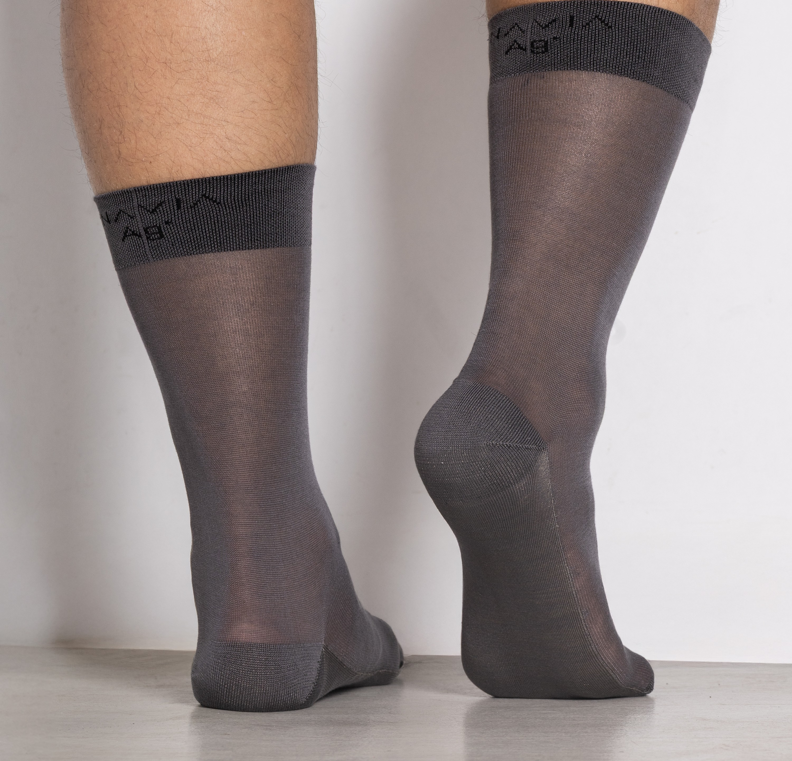 SİLVER MERSERZE  LUXE SOCKS MEN  1 FÜME