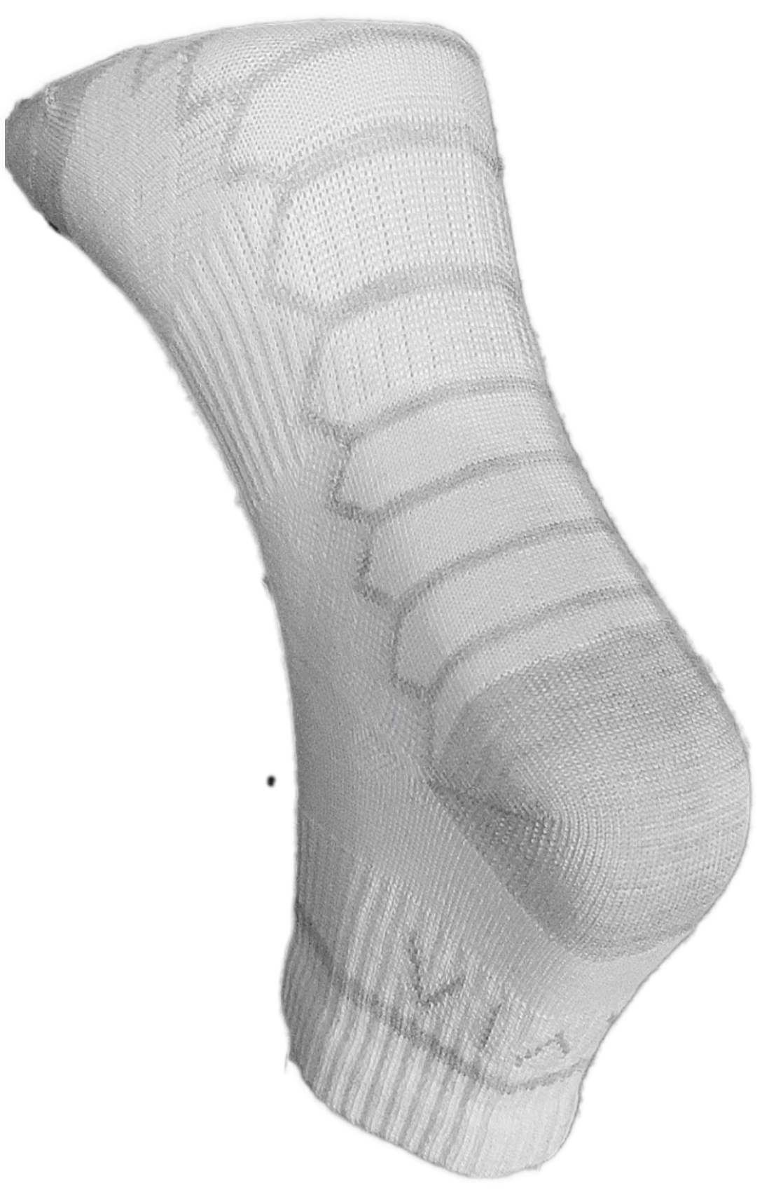 SİLVER COLLAGEN SOCK - WOMAN WHITE