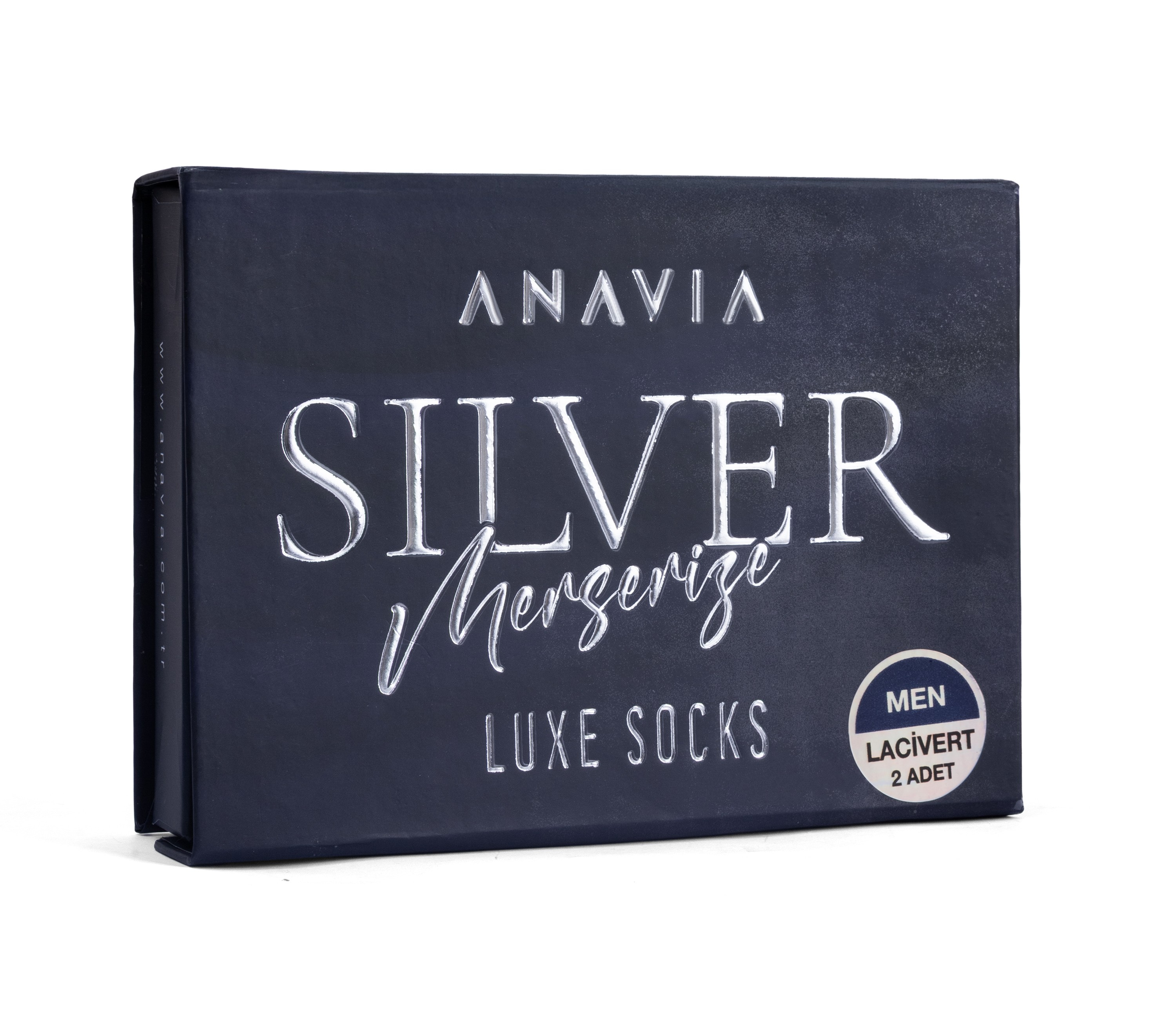 SİLVER MERSERZE  LUXE SOCKS MEN 2 LACİVET